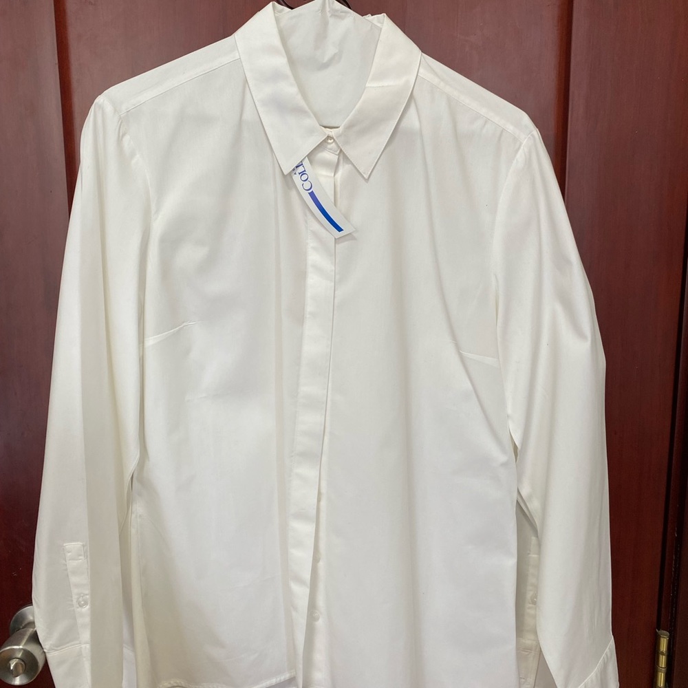 Express Womens white button up